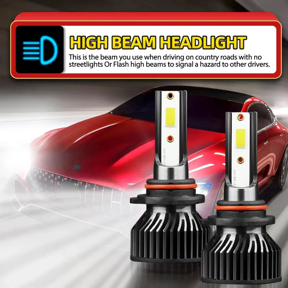 2/4/6Pcs LED 9005 9006 Bulbs Car Lights 30000LM Headlight Lamp 6000K For Toyota COROLLA 2005 2006 2007 2008 by InterCyprus Trading Ltd