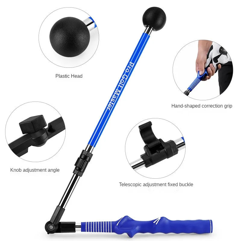 PGM Golf Swing Trainer HGB023 &ndash; Adjustable Length for Improved Accuracy