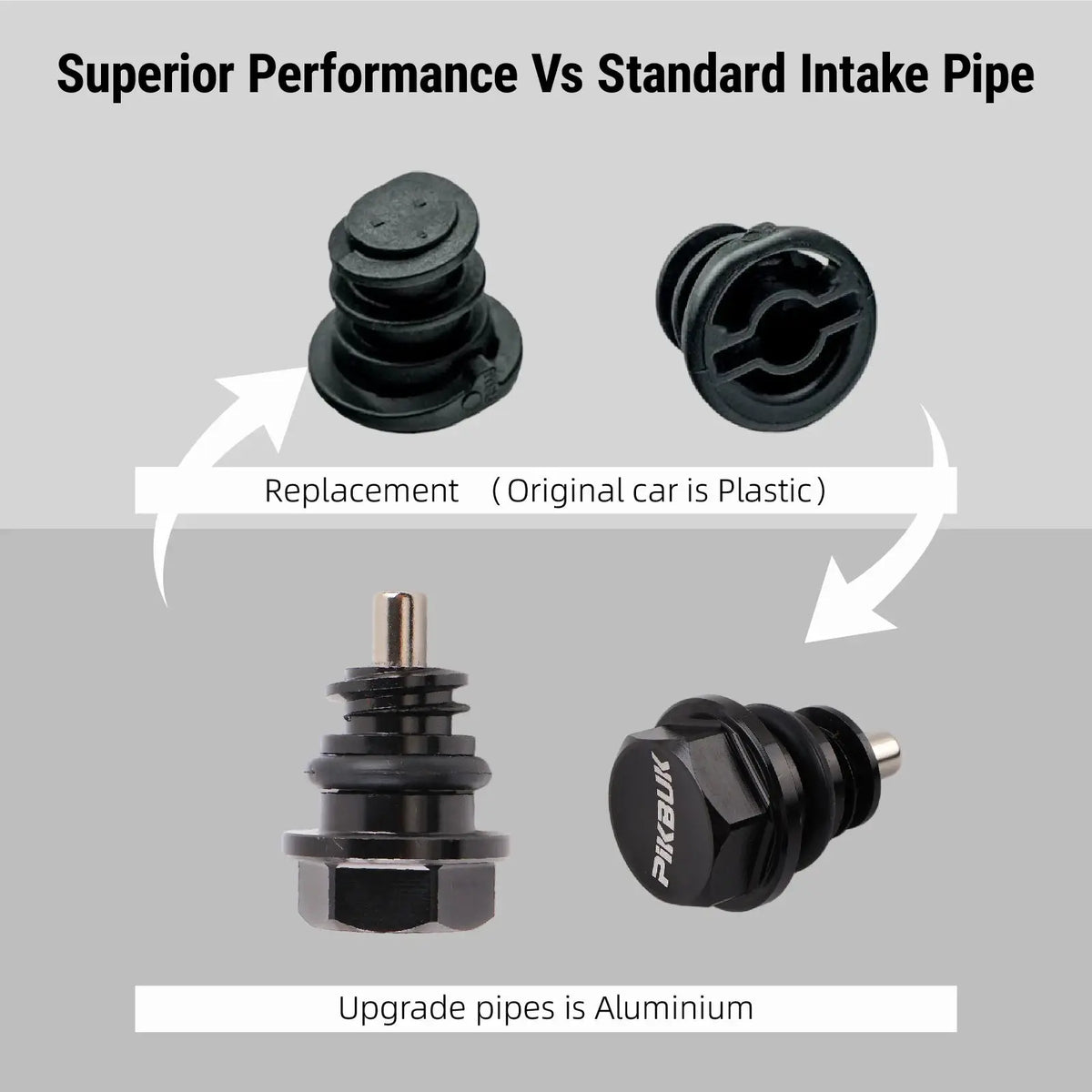 PIKBUK Aluminium Magnetic Oil Sump Pan Drain Plug For Vw Audi Ea888 3 Gen 1.8t 2.0t, 06L103801H by InterCyprus Trading Ltd