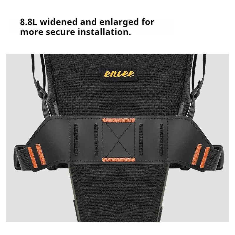 ENLEE Multi-functional Bicycle Tail Bag, Large Capacity 5.8L/8.8L Essential for Long-Distance Travel by InterCyprus Trading Ltd