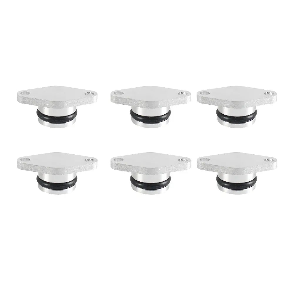 6PCS 22mm Swirl Flap Blanking Plates with Intake Manifold Gasket Seal For BMW M47 M57 E39 E87 E46 E90 E39 E60 X3 6 Cylinder by InterCyprus Trading Ltd