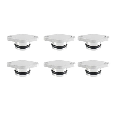 6PCS 22mm Swirl Flap Blanking Plates with Intake Manifold Gasket Seal For BMW M47 M57 E39 E87 E46 E90 E39 E60 X3 6 Cylinder by InterCyprus Trading Ltd