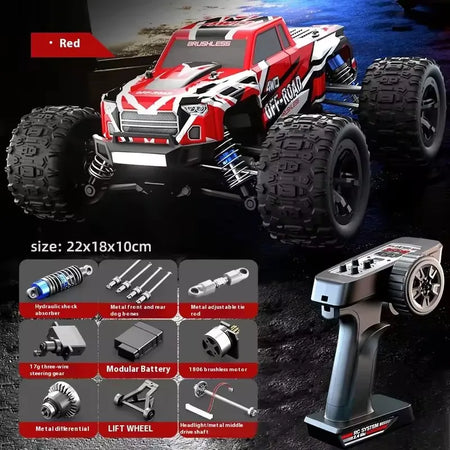 JJRC C8811 - High Speed Brushless Motor 4x4 Off Road C8811A-Red-1B