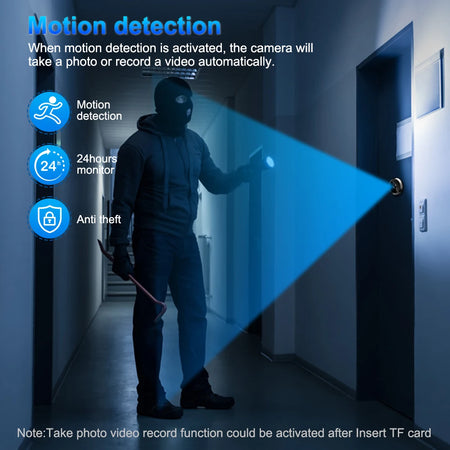 Awapow Tuya WiFi Door Camera &ndash; PIR Motion Detection