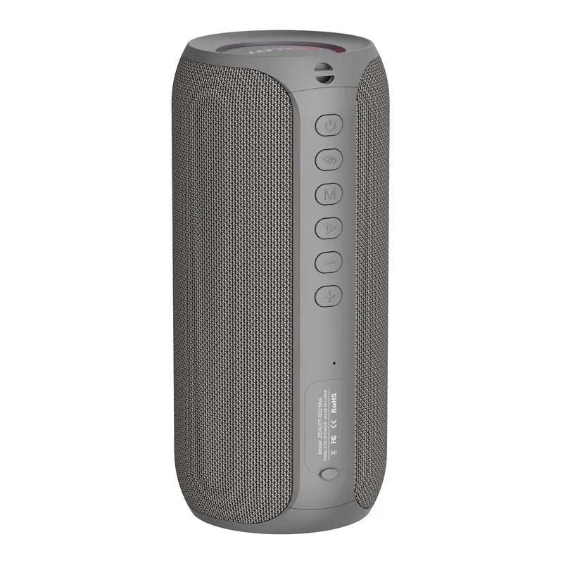 Zealot S32MAX Portable Bluetooth Speaker &ndash; IPX5 Waterproof Speaker only non-suit / Grey