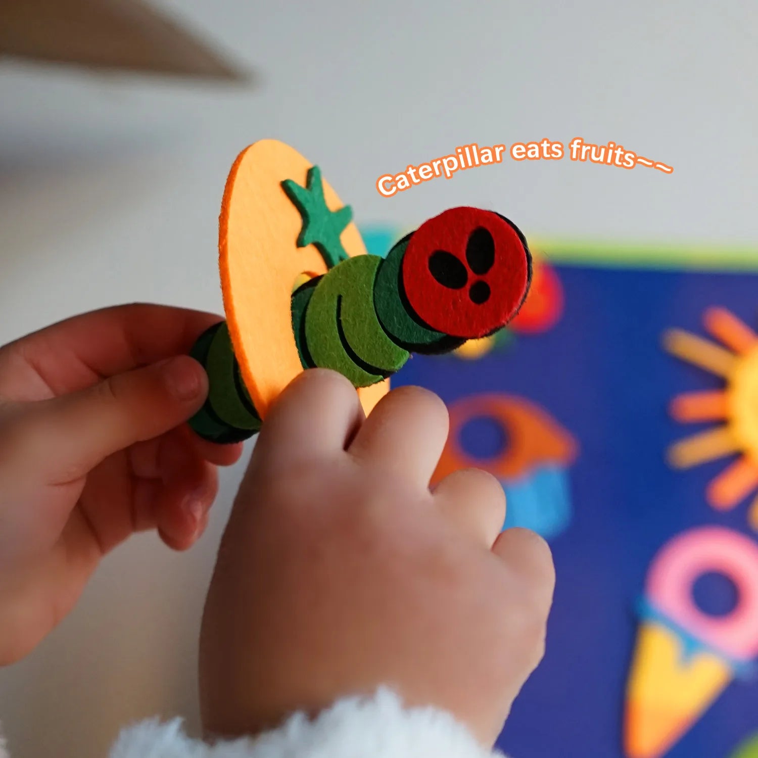 Montessori Life Cycle Caterpillar Felt Set &ndash; Story Cards