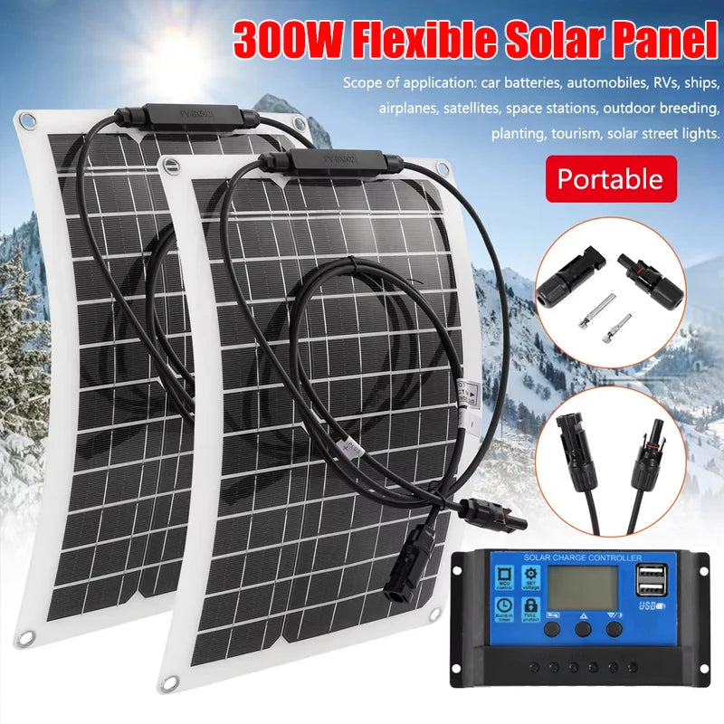 Luxuglow 300W Solar Panel 18V &ndash; Monocrystalline Cells