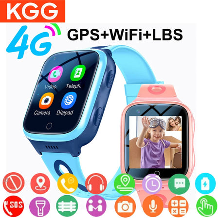 KGG 4G Kids GPS Watch &ndash; Video Call, GPS Tracking And SOS