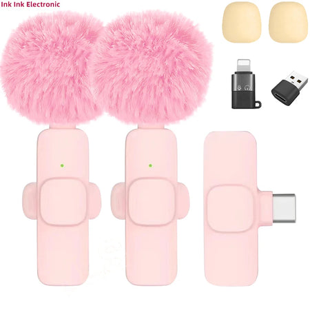 ZMYNOJLH Wireless Lavalier Microphone for iPhone, Android, and PC