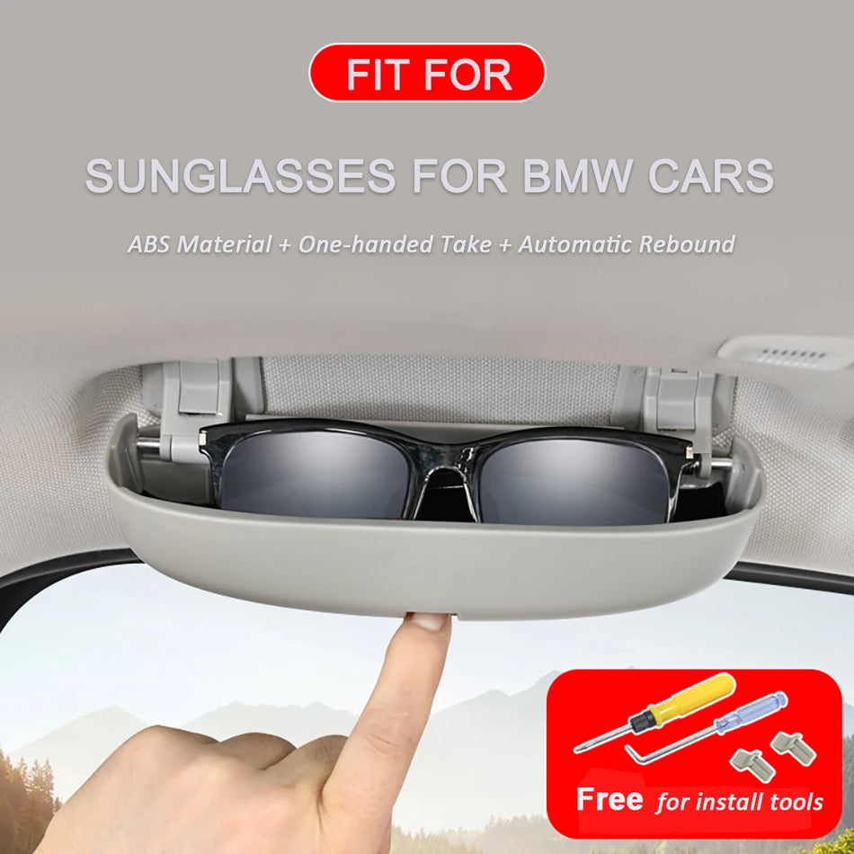 Akiniai nuo saulės laikiklis BMW X1 F48 X3, ABS plastiko akinių dėklas, suderinamas su X5 G05 F10 F11 F20 I3