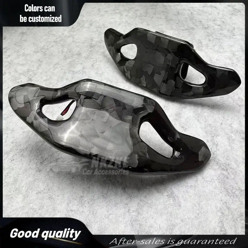 Forged carbon fiber large foil shift paddles suitable for Audi A4 B9 Q5L Q3L C8 C7 PA Lamborghini shift pad by InterCyprus Trading Ltd