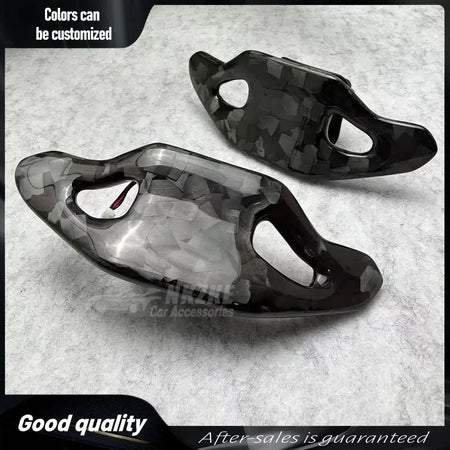 Forged carbon fiber large foil shift paddles suitable for Audi A4 B9 Q5L Q3L C8 C7 PA Lamborghini shift pad by InterCyprus Trading Ltd