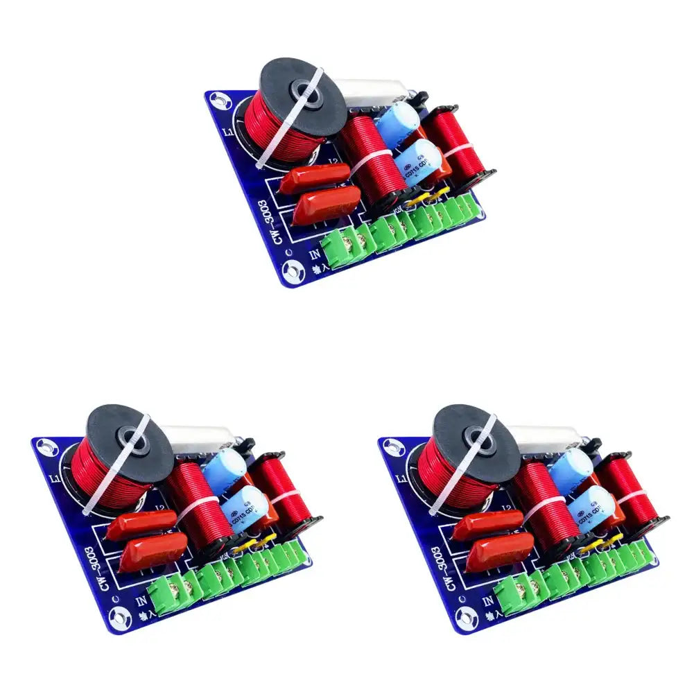 250W 3 Way Treble Mid Bass HiFi Speaker Crossover Module 3pcs