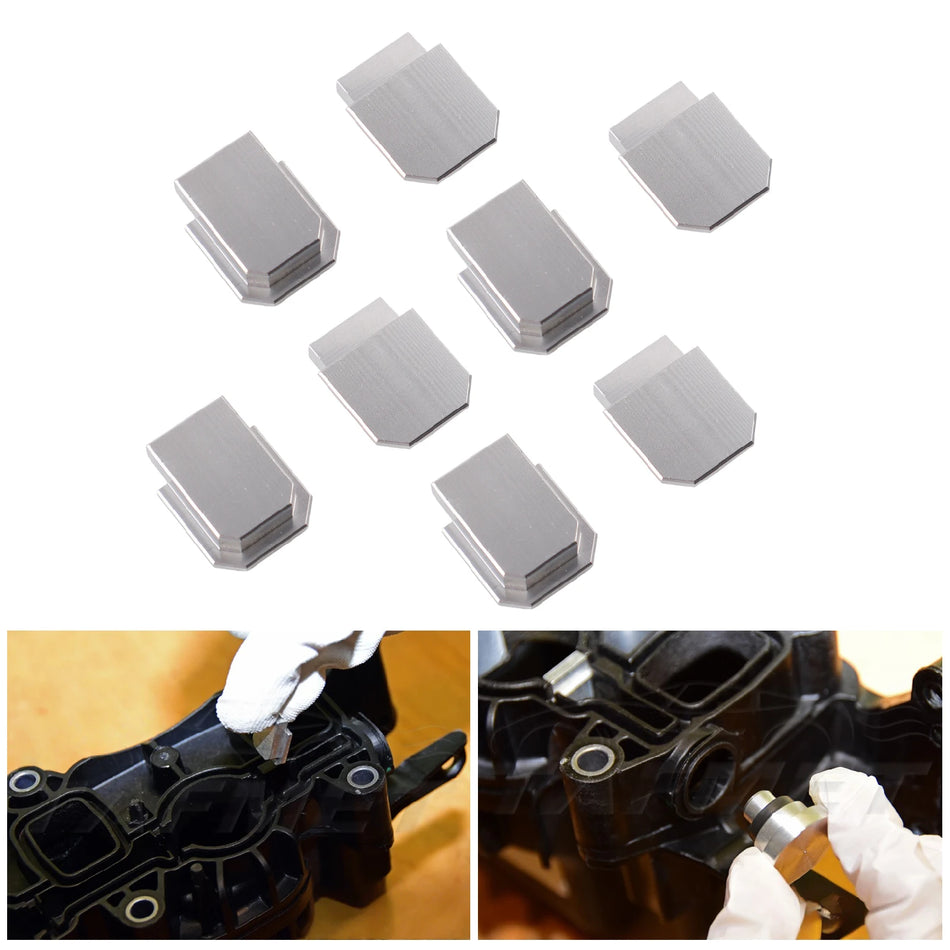 Aluminum Swirl Flap Set for VW Audi Seat Skoda 2.0 TDI CR Plastic 03L129711AG by InterCyprus Trading Ltd