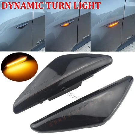 Dynamic Flowing LED Side Marker Turn Signal Light For BMW X5 E70 X6 E71 E72 X3 F25 Sequential Lamp Blinker 2008-2014 by InterCyprus Trading Ltd