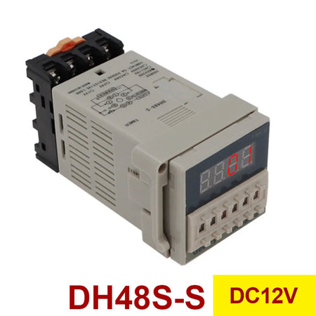 DH48S-S Timer LCD Display Time Control &ndash; Programmable Delay DC 12V
