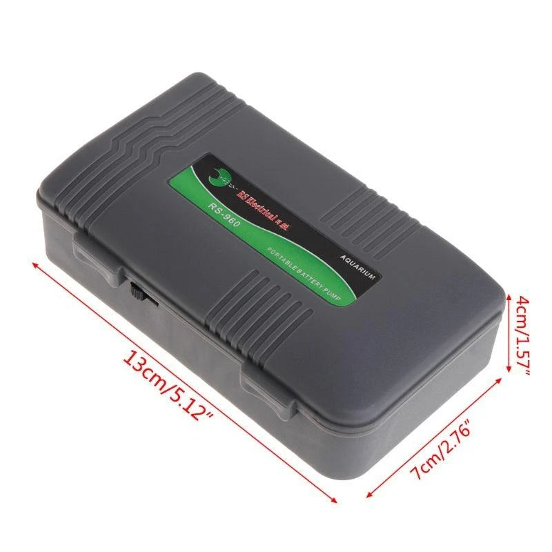 Aquarium Air Bubbler Portable &ndash; Ultra Quiet Battery Powered