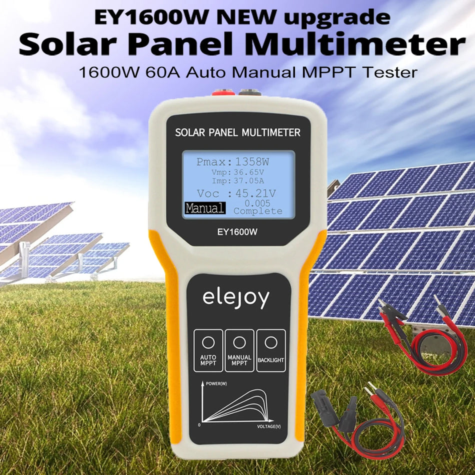 EY1600W Güneş Paneli MPPT Multimetre Açık Devre Test Cihazı