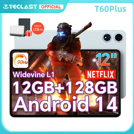 Teclast T60 Plus Tablet &ndash; 90Hz 2K Display Android 14 Tablet and Case