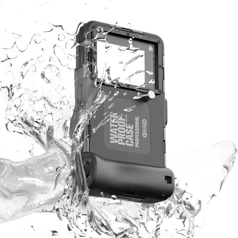 Waterproof Diving Phone Case for iPhone &amp; Samsung - Explore 15m Deep all black