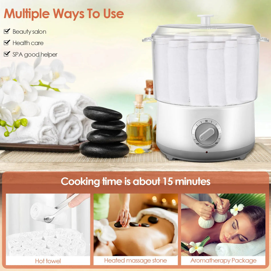 Electric Towel Steamer Spa Facial Moisturizing Tool