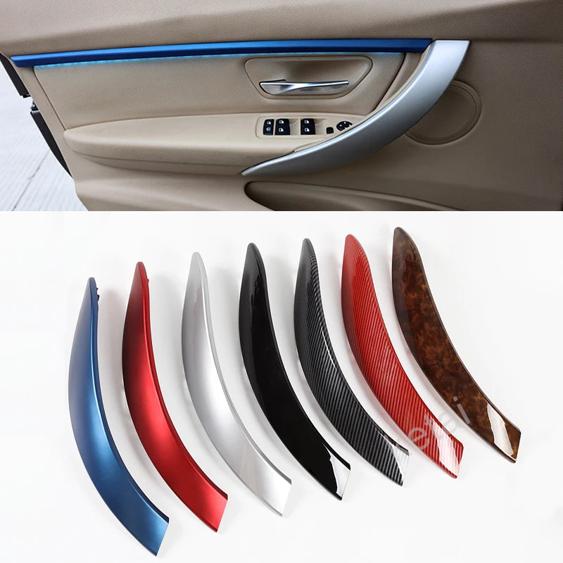 Inner Door Handle Pull Trim Armrest Cover ABS PC for BMW F30 F31 F32 F34 F36 F80