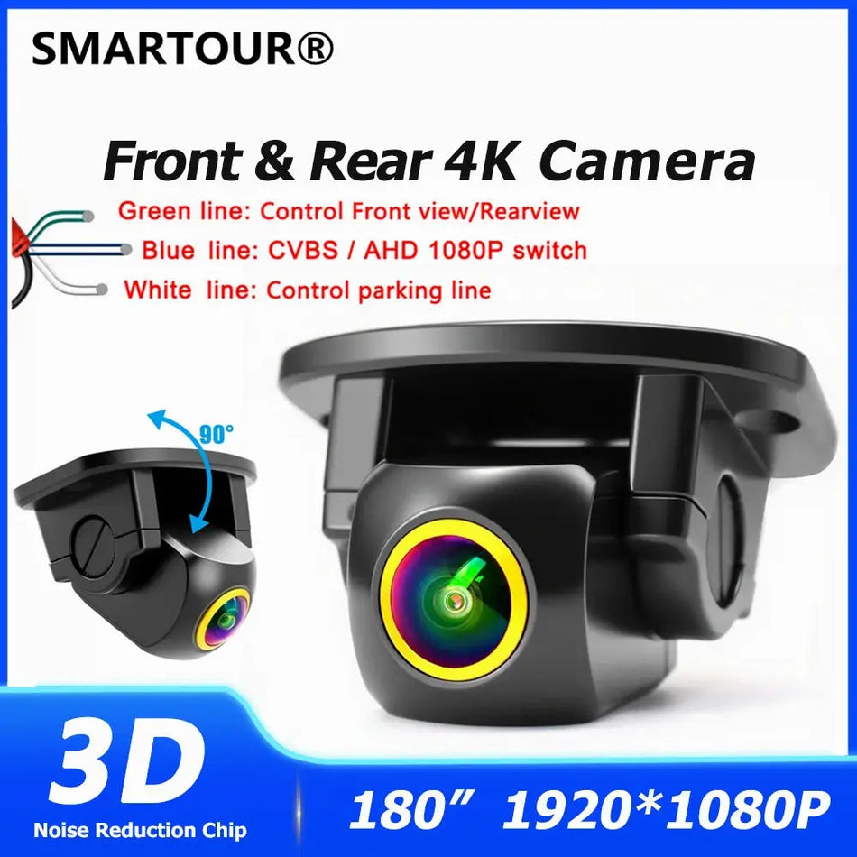 SMARTOUR Universal AHD 1080P Rear View Mirror Camera Auto Reverse HD Full Night Vision IP68 Waterproof Car Reversing Monitoring by InterCyprus Trading Ltd