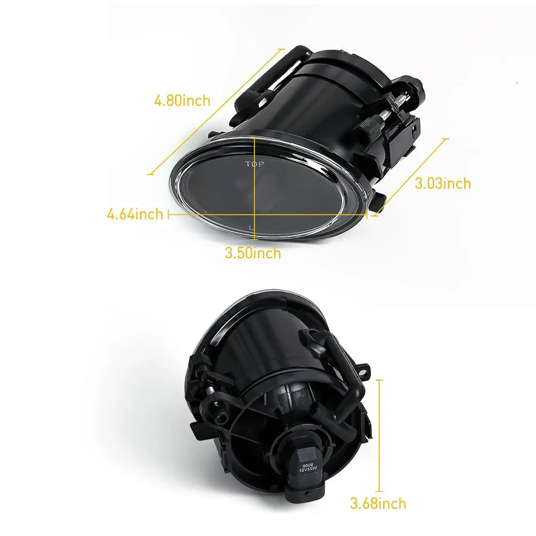For BMW E39 M5 2001 2002 2003 E46 3 Series M3 2002 2003 2004 2005 2006 Fog Lights Headlight Front Driving Lamp Halogen LED Bulbs by InterCyprus Trading Ltd