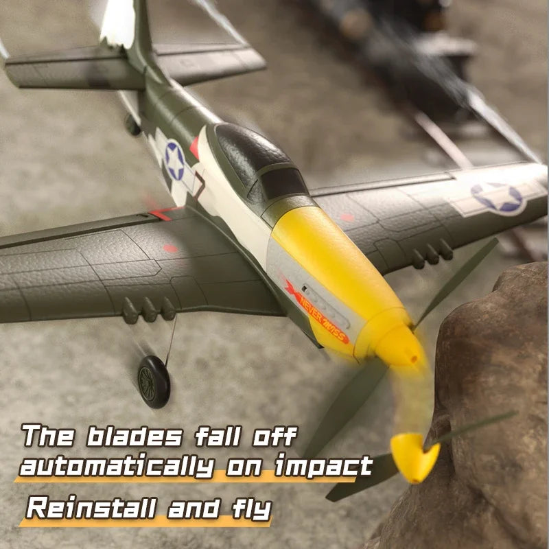P51 Mustang RC Plane &ndash; One Key Aerobatic Flight Ready