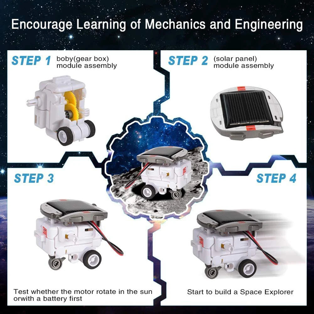 6 In 1 Solar Robot Kits &ndash; Engaging STEM Learning Experience