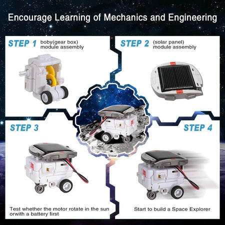 6 In 1 Solar Robot Kits &ndash; Engaging STEM Learning Experience