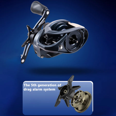 Dual Braking Baitcasting Reels | High-Performance Fishing Reel 7.0:1 Gear Ratio