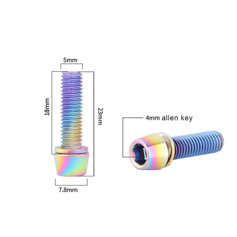 Nehrđajući čelik 6 komada vijaka za vilicu bicikla M5x18 za planinske i cestovne bicikle