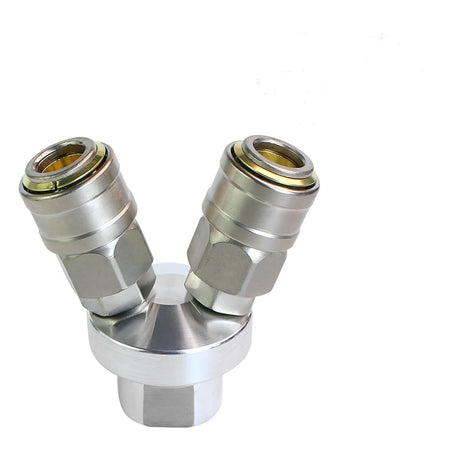 1Set 2/3 Way Quick Connector Manifold &ndash; Multi Hose Coupler self lock 2 Way