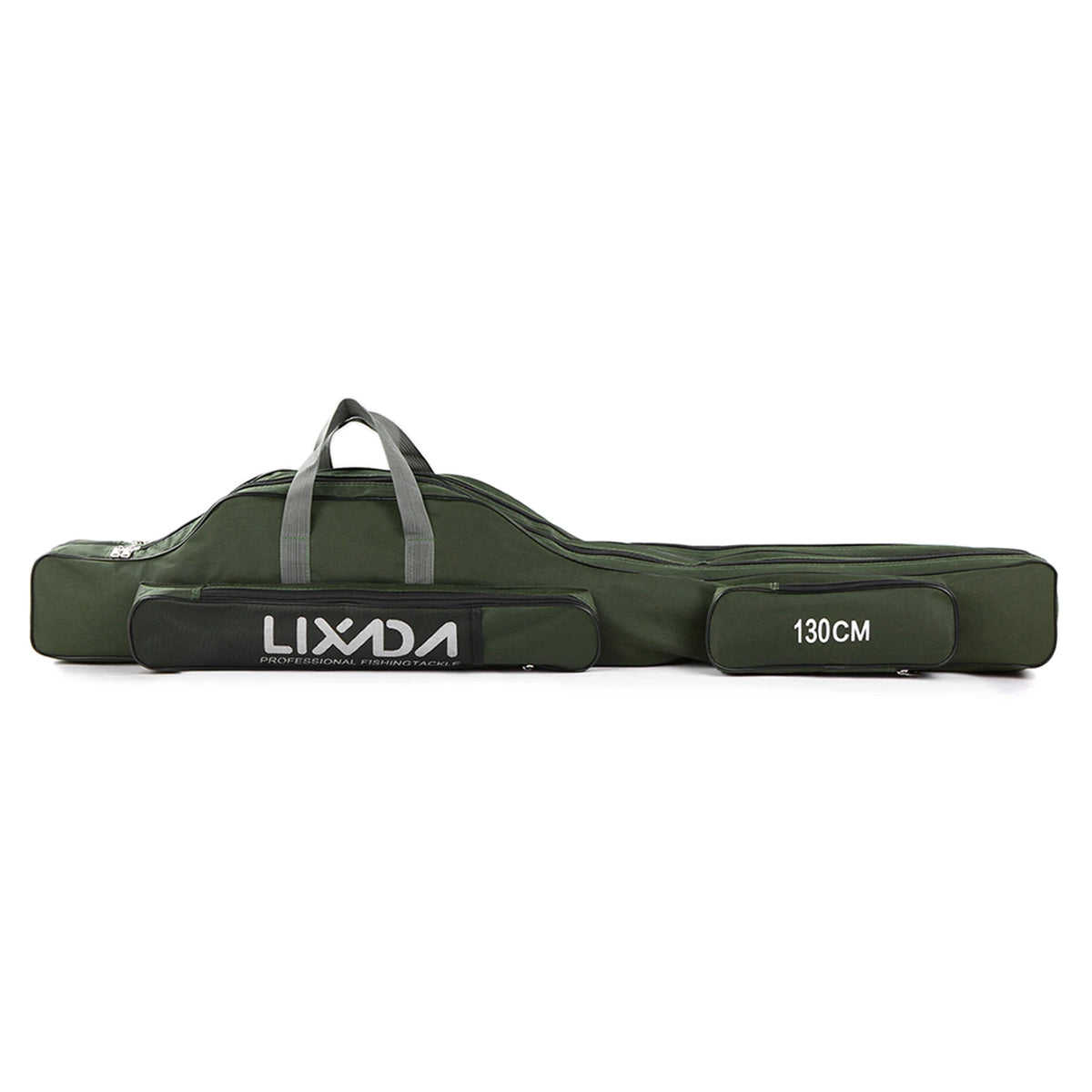 LIXADA Tackle Pack - Portable Folding Rod Bag Organizer Army green 130CM