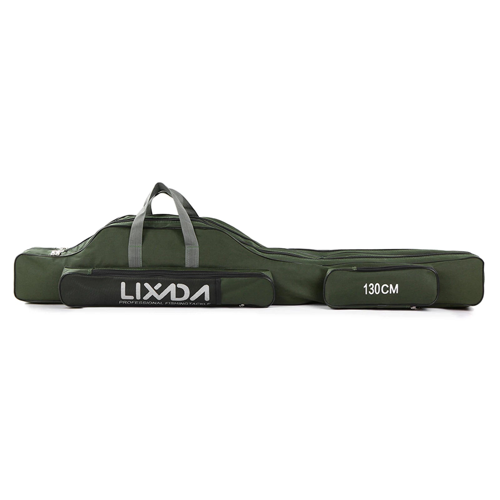 LIXADA Tackle Pack - Portable Folding Rod Bag Organizer Army green 130CM