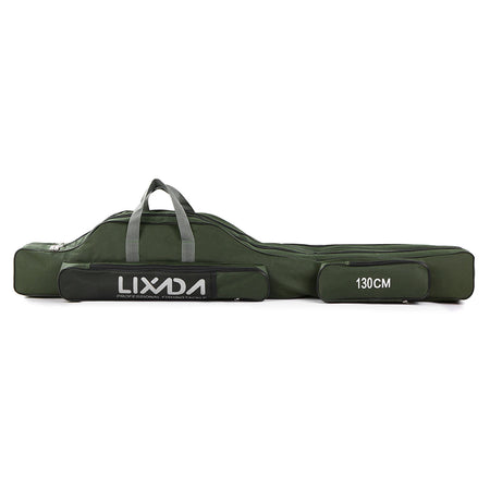 LIXADA Tackle Pack - Portable Folding Rod Bag Organizer Army green 130CM