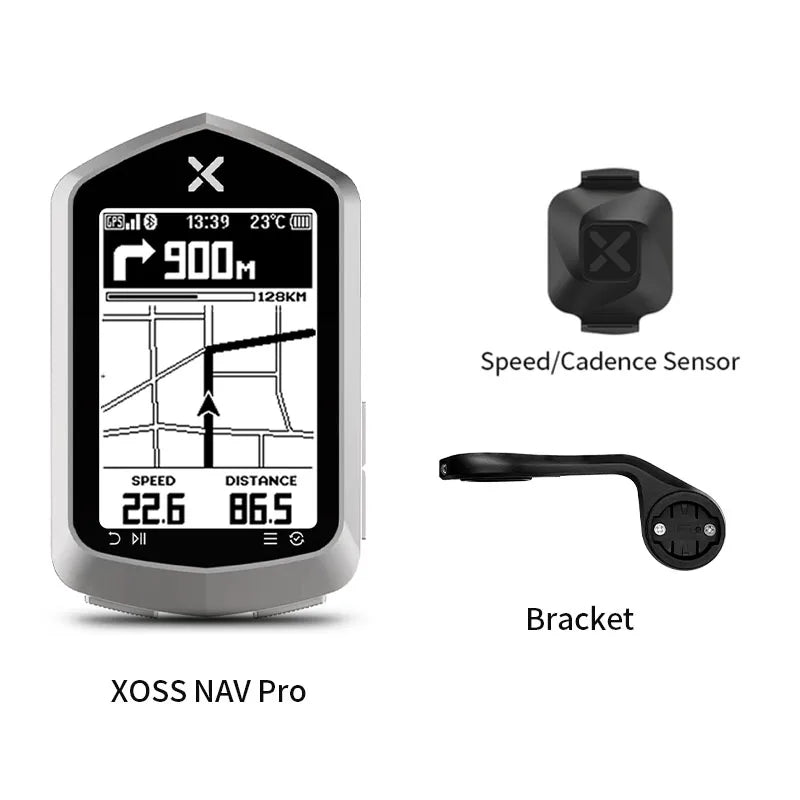 Xoss Nav Pro &ndash; Upgraded GPS Cycling Navigation Nav Pro Set B
