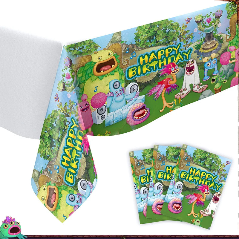 My Singing Monsters Birthday Party Decorations &amp; Tableware