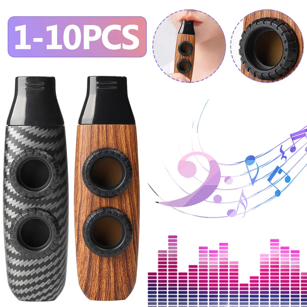 Double Hole Kazoo &ndash; Compact Portable Instrument For Ukulele