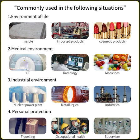 MASTFUYI Geiger Counter - Advanced Nuclear Radiation Detector with LCD Display
