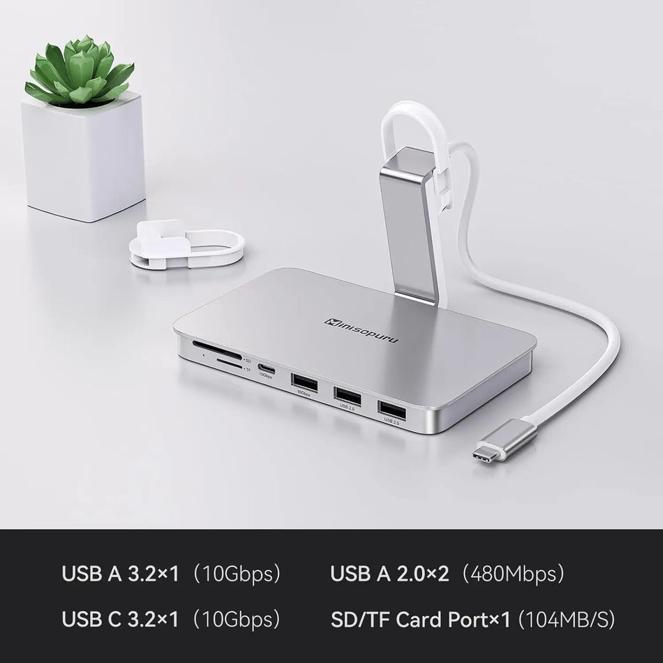 Minisopuru iMac 24 Inčni Dock Stalak 6 Portni USB Hub za iMac