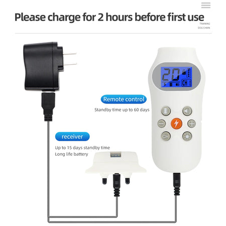 800M Remote Control Dog Training Collar - Rechargeable