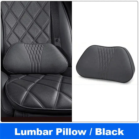 Vtear Universal Car Neck Lumbar Cushion Memory Foam Support Pillow Anti-Scratch Seat Parts Interior Modification Accessories by InterCyprus Trading Ltd