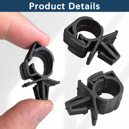 10pcs Nylon Wiring Harness Clips Cable Clamps For Car Engine Door Trim Wire Loom Retainer Fastener Kit by InterCyprus Trading Ltd
