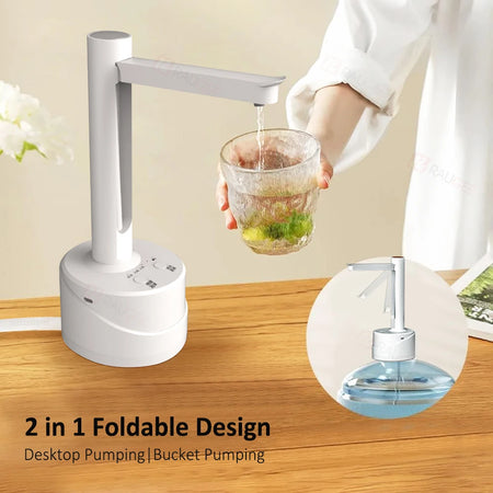 Raugee WT-910 Electric Water Gallon Pump &ndash; Foldable