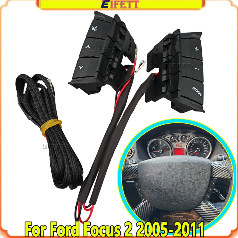 Commutateurs de contrôle audio du volant pour Ford Focus 2 2005-2011