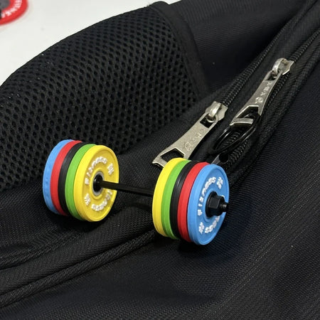 2025 Barbell Keychain - Silicone Dumbbell Gifts for Gym Lovers