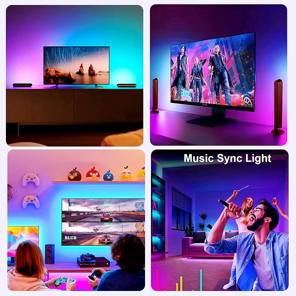 Ambilight LED Backlit Sync Box &ndash; Alexa Google Voice Control