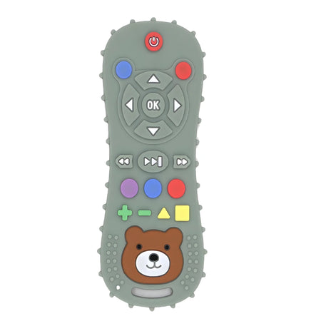 Baby Remote Control Teether &ndash; Safe Silicone Biting Toys 2025 Green